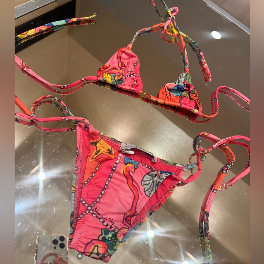 Alameda Turquesa Coralia Micro Bikini and Head Scarf